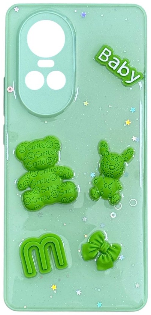 Чехол для OPPO Reno 10 светло-зеленый купить,992