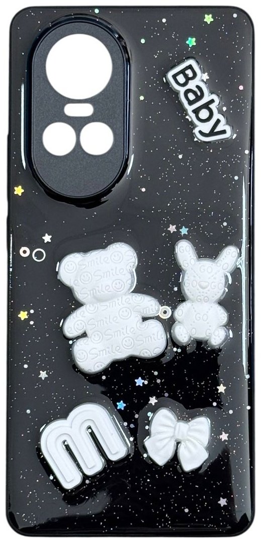 Чехол для OPPO Reno 10 черный купить,992