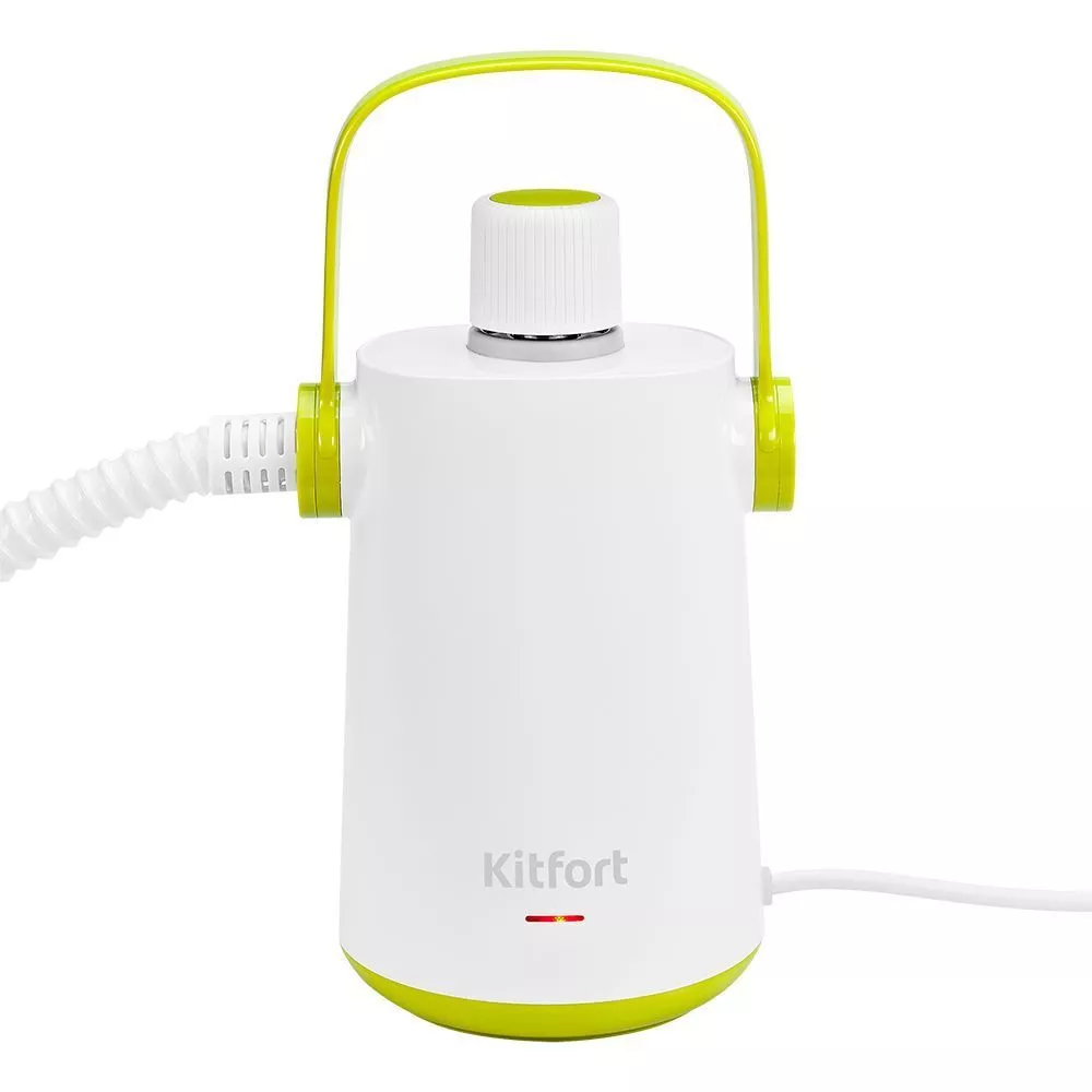 Пароочиститель Kitfort KT-9109-2 бело-салатовый - ForteMarket Пароочиститель Kitfort KT-9109-2 бело-салатовый купить,0