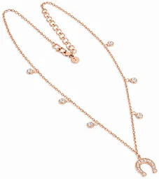 Колье Crivelli 234-5181-4828-P розовое золото 45см 4.1гр