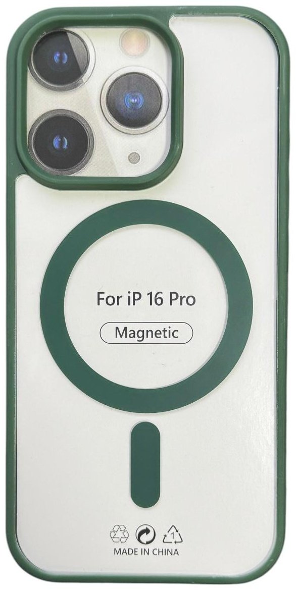 Чехол для Apple iPhone 16 Pro зеленый купить,823