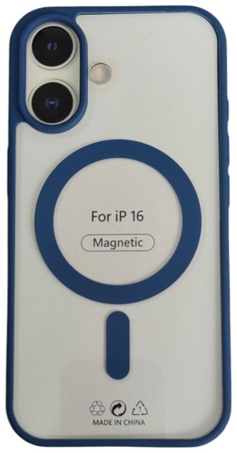Чехол для Apple iPhone 16 синий купить,870