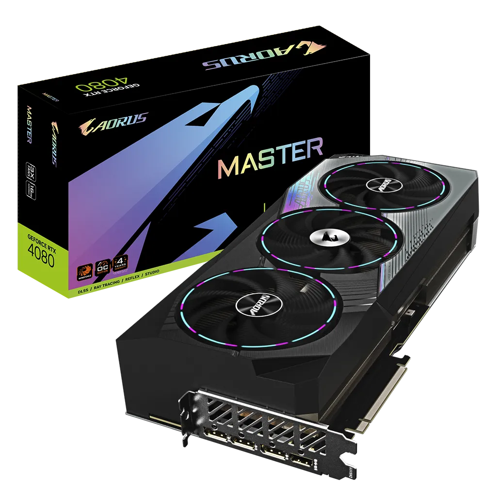 Видеокарта Gigabyte GeForce RTX 4080 AORUS MASTER GV-N4080AORUS M-16GD 16Gb - ForteMarket Видеокарта Gigabyte GeForce RTX 4080 AORUS MASTER GV-N4080AORUS M-16GD 16Gb купить,0
