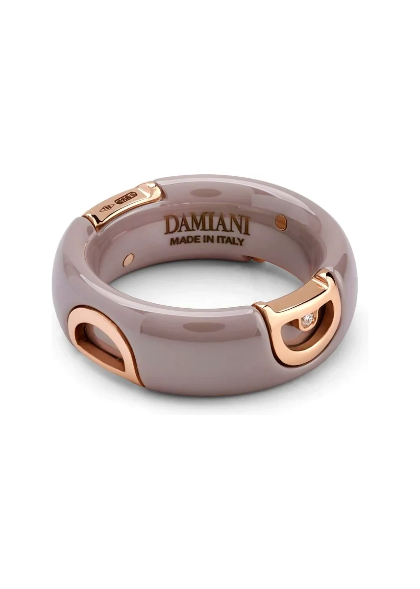 Кольцо Damiani D.Icon 20087259 розовое золото 9р 1.6гр купить,NaN