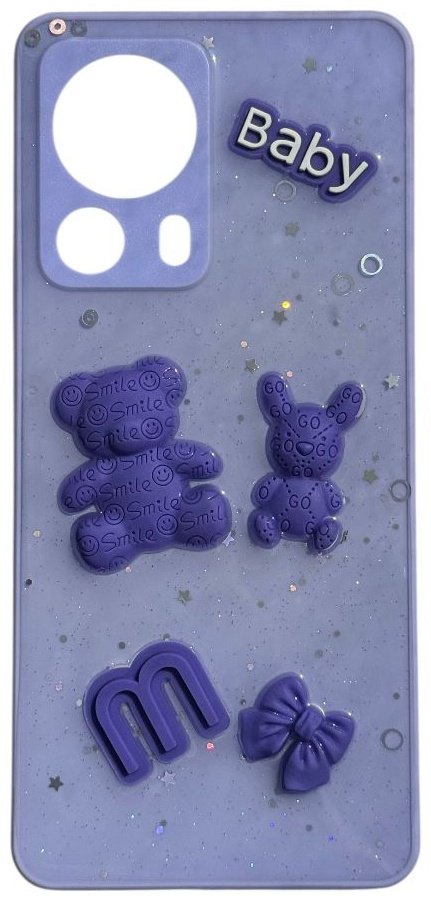 Чехол для Xiaomi 13 Lite сиреневый - ForteMarket Чехол для Xiaomi 13 Lite сиреневый купить,992