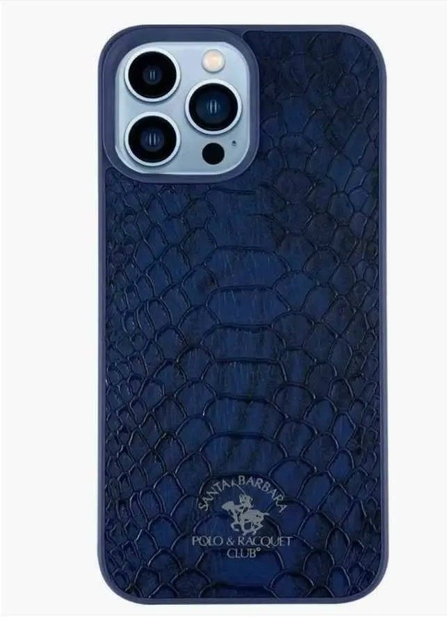 Чехол Santa Barbara Polo & Racquet Club для Apple iPhone 15 Pro Max синий купить,627