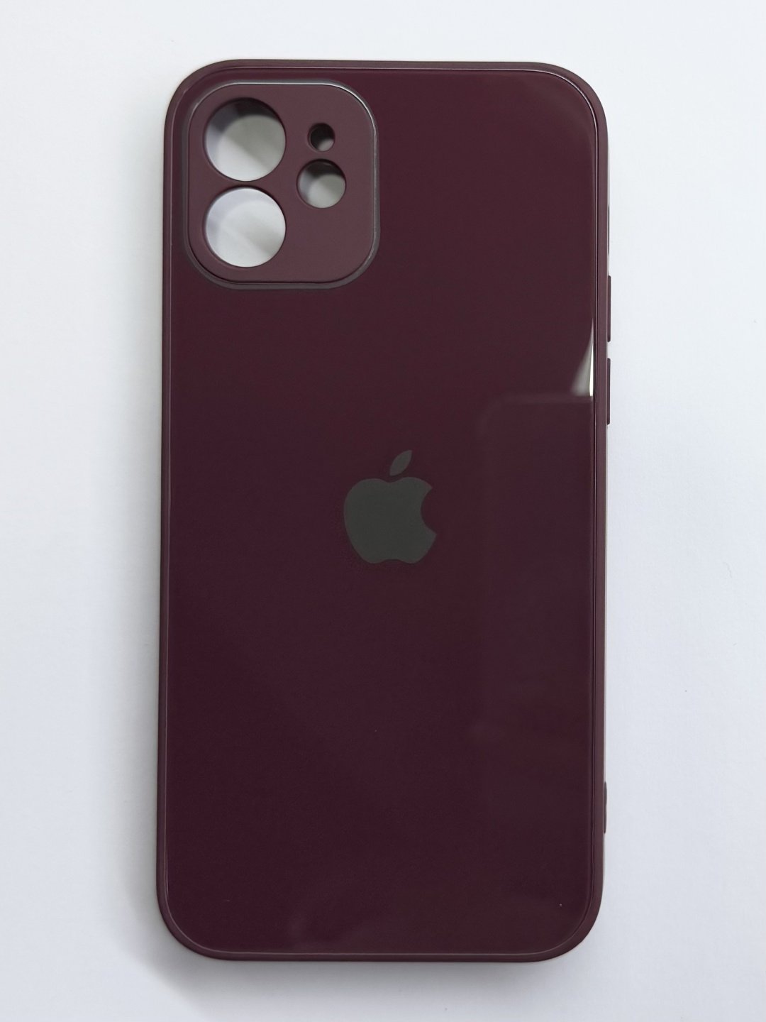 Чехол для Apple iPhone 12 бордовый купить,670