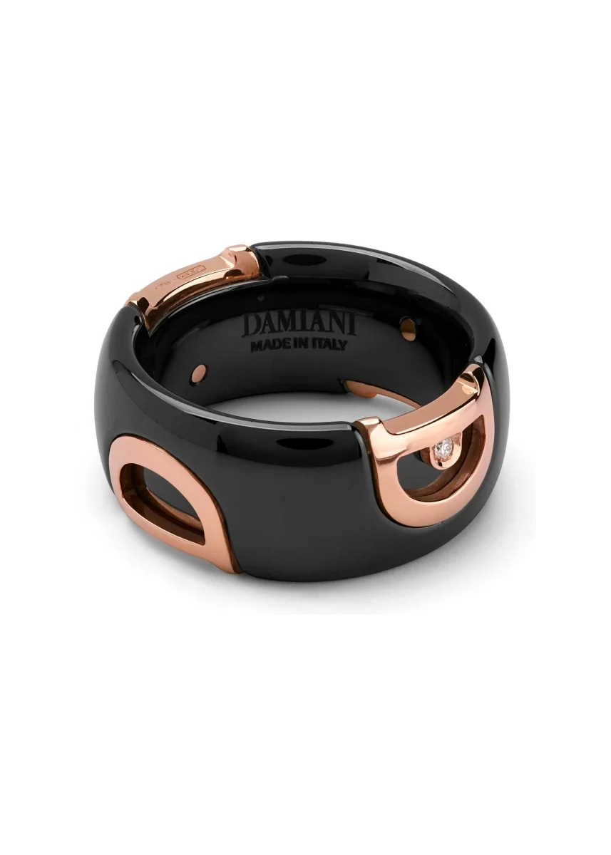 Кольцо Damiani D.Icon 20085097 розовое золото 19р вес 2.4гр купить,NaN