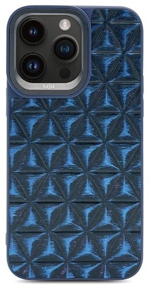 Чехол Kajsa для Apple iPhone 15 Pro синий купить,7489