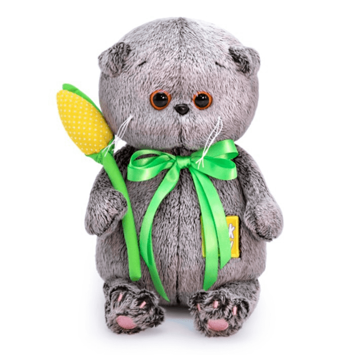 Мягкая игрушка Basik Басик Baby с желтым тюльпаном 20см купить,NaN