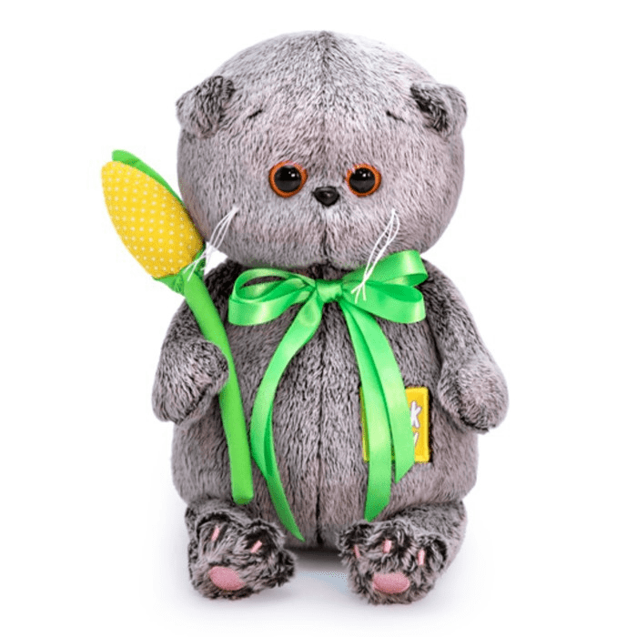 Мягкая игрушка Basik Басик Baby с желтым тюльпаном 20см купить,NaN