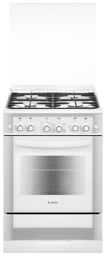 Кухонная плита GEFEST ПГ6300-02 0040 белый купить,NaN