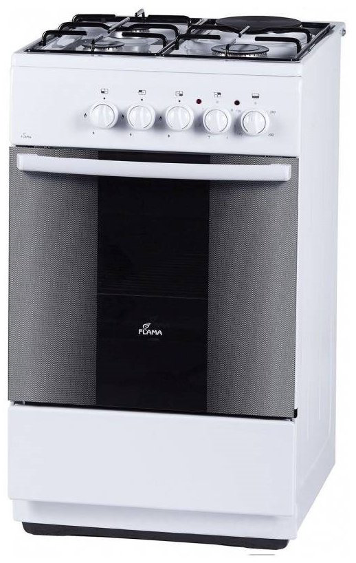 Кухонная плита Flama RK 23-105 W белый купить,NaN