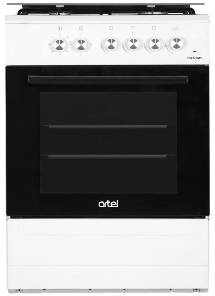 Кухонная плита Artel CGE600W0 UZ белый