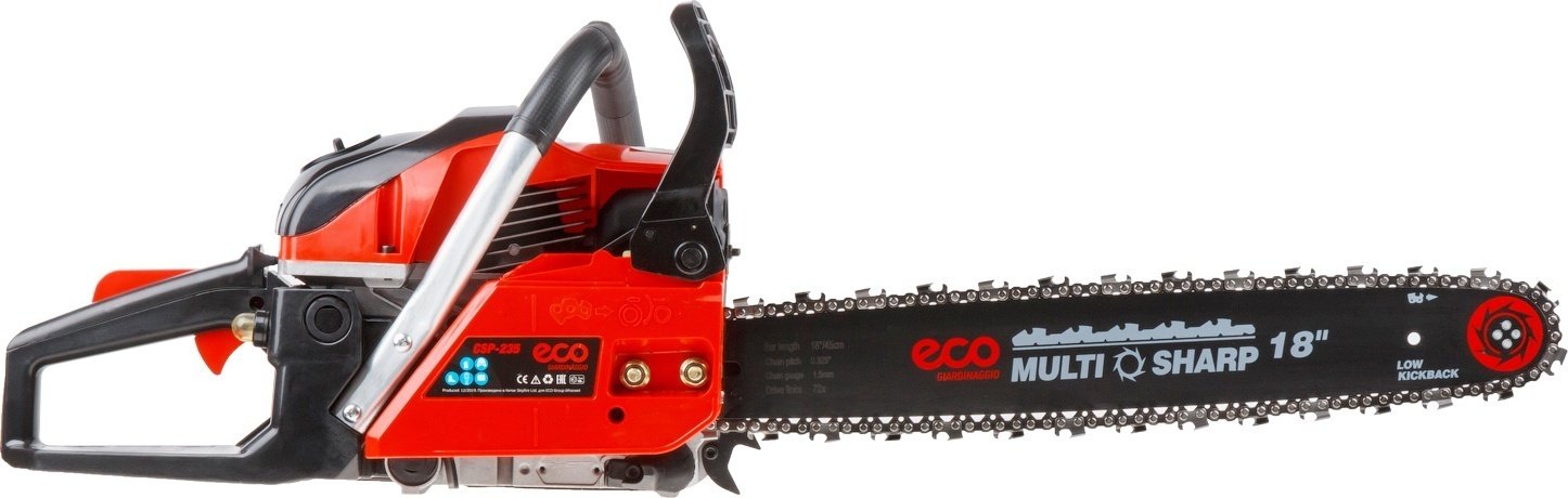 Цепная пила ECO бензиновая CSP-235 купить,0