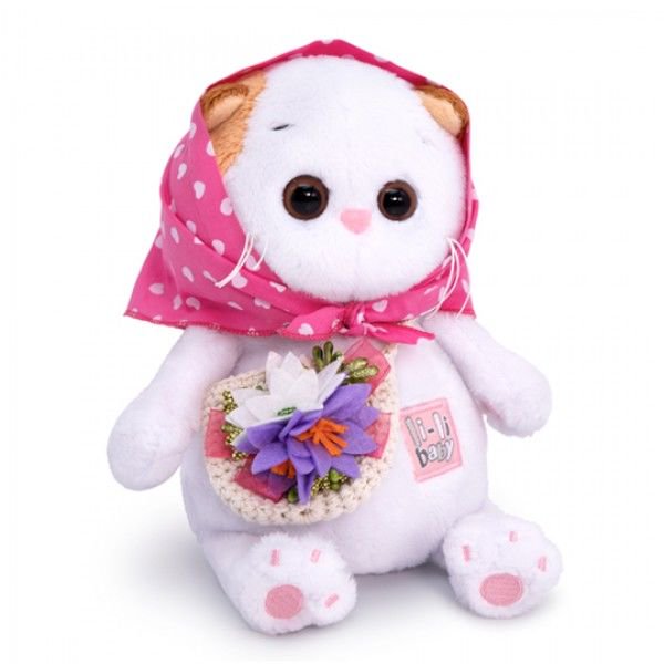 Мягкая игрушка Basik Ли-Ли Baby в косыночке и с корзинкой 20см купить,NaN