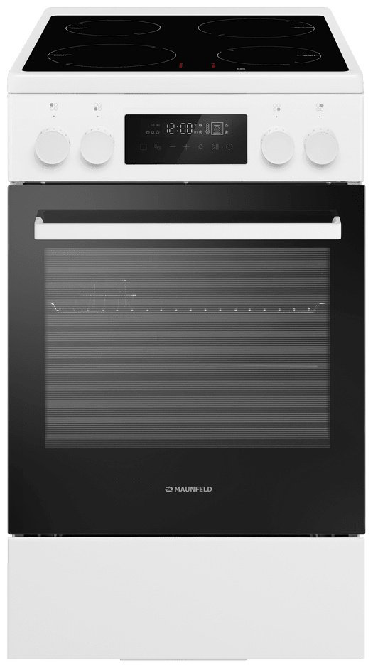 Кухонная плита MAUNFELD MIC511W01TD белый купить,NaN