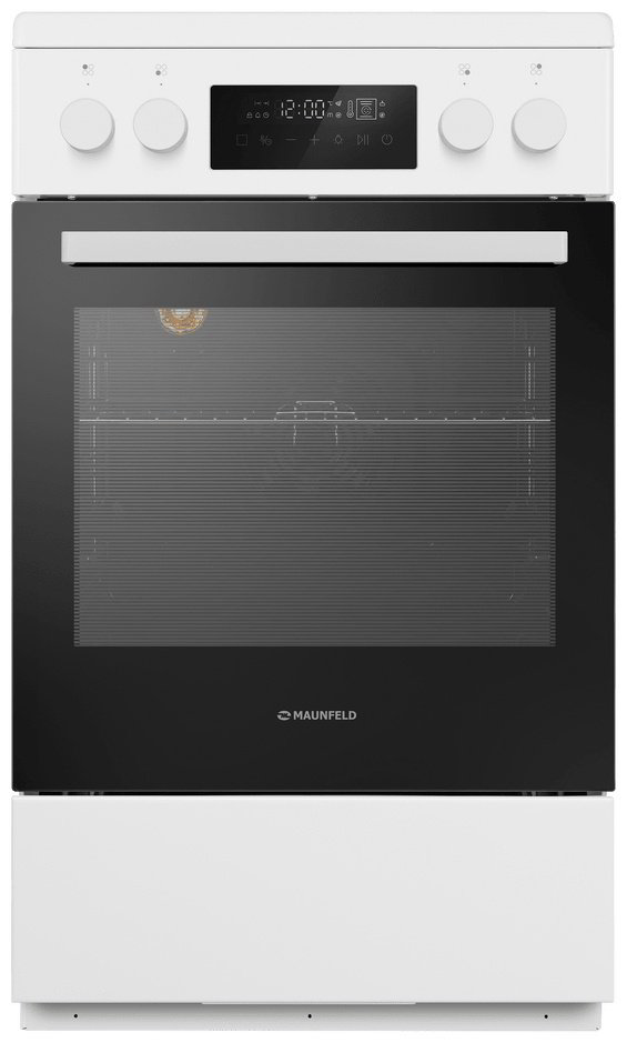 Кухонная плита MAUNFELD MIC511W01TD белый купить,NaN