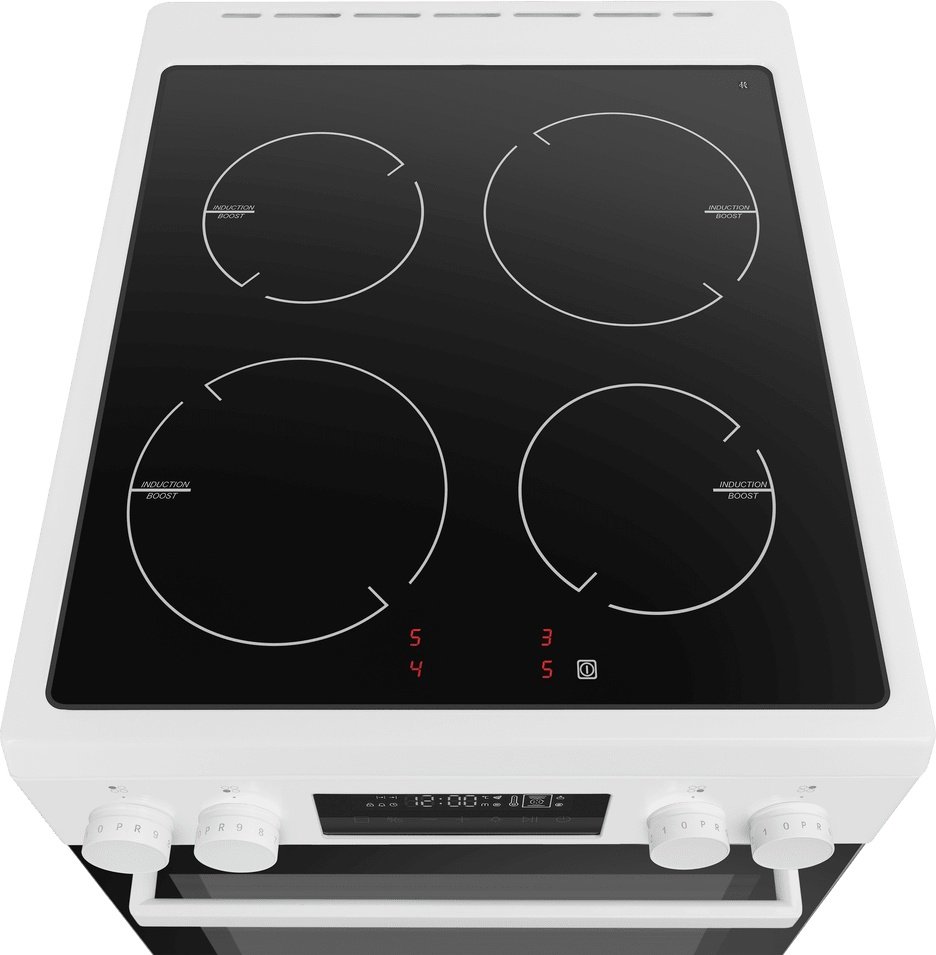 Кухонная плита MAUNFELD MIC511W01TD белый - ForteMarket Кухонная плита MAUNFELD MIC511W01TD белый купить,0