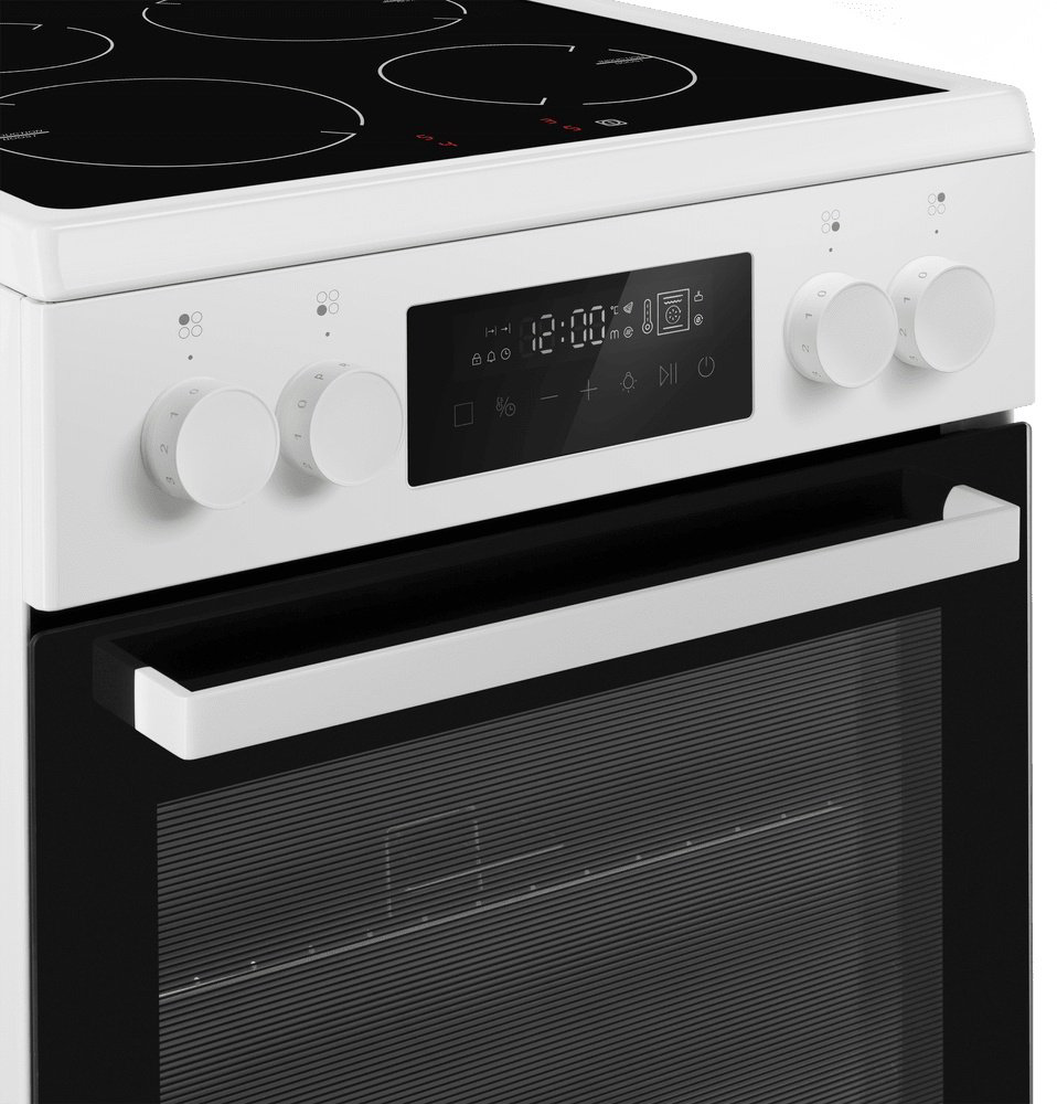 Кухонная плита MAUNFELD MIC511W01TD белый купить,NaN