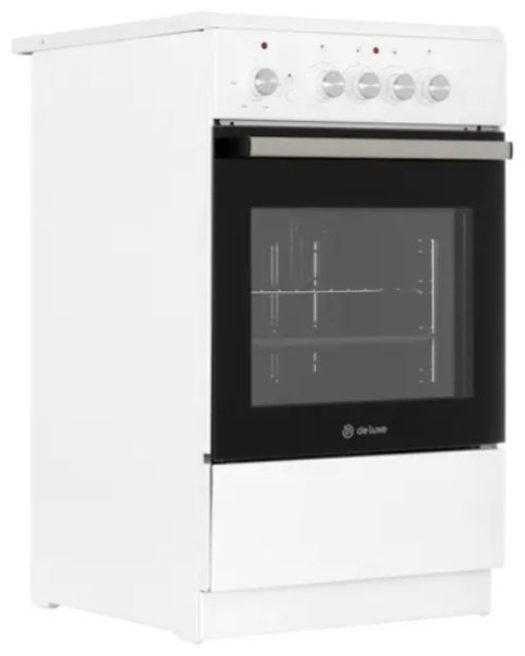 Кухонная плита De Luxe 506004.12эс белый - ForteMarket Кухонная плита De Luxe 506004.12эс белый купить,0