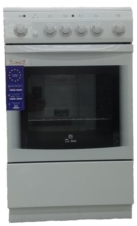 Кухонная плита De Luxe 506004.03э (кр) белый