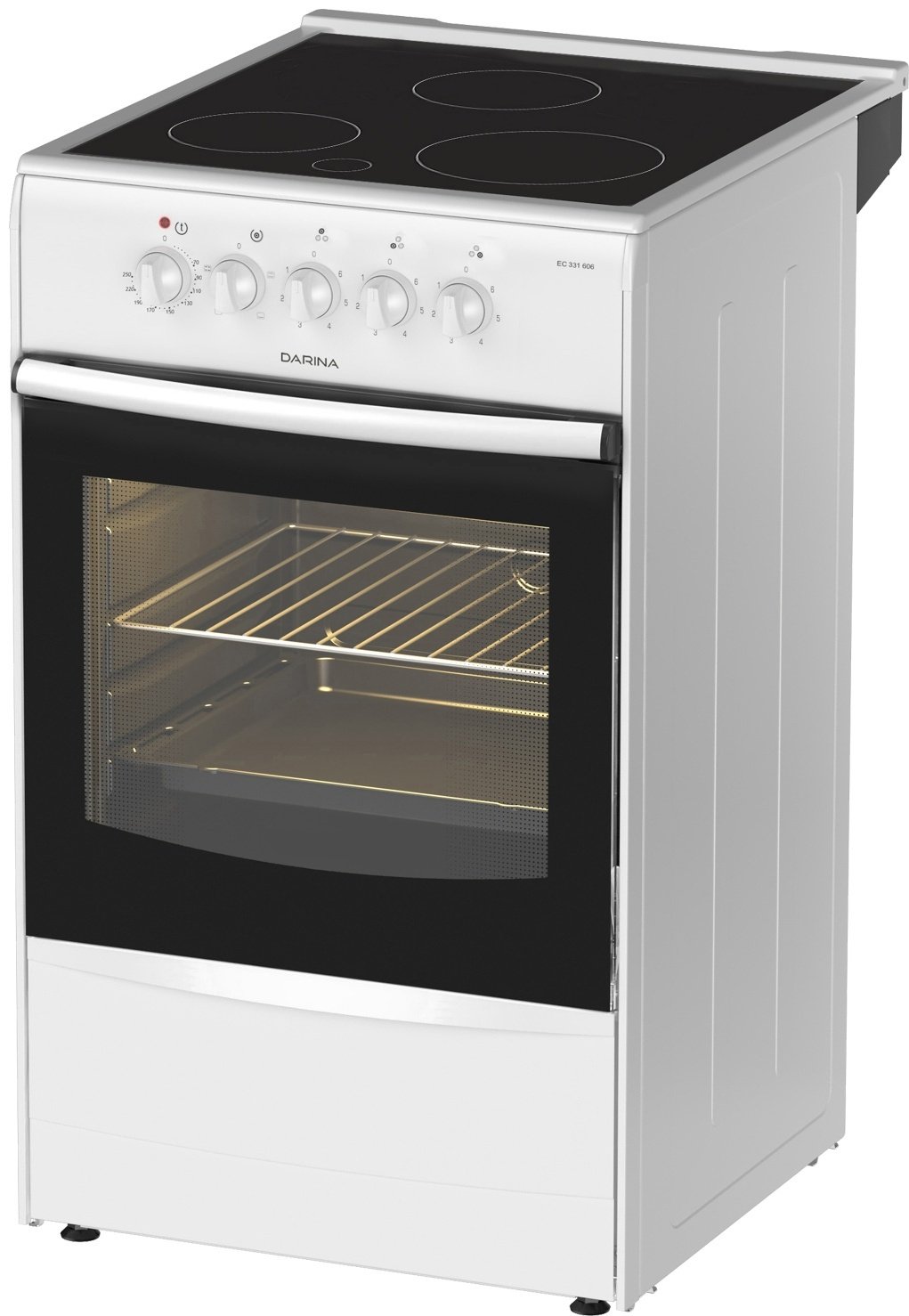 Кухонная плита DARINA 1B EC331 606 W белый