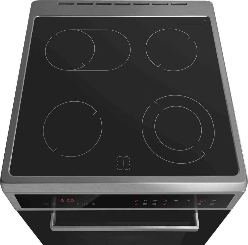 Кухонная плита MAUNFELD MEC611CS10TD стальной купить,0