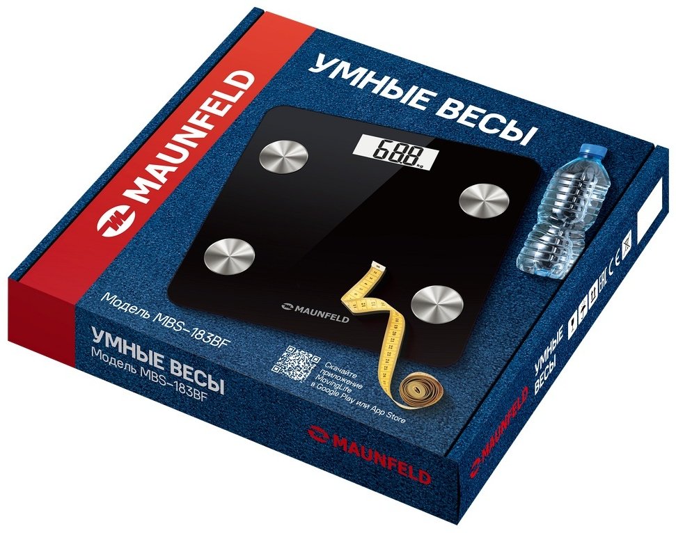 Напольные весы MAUNFELD электронные MBS-183BF02 до 180 кг - ForteMarket Напольные весы MAUNFELD электронные MBS-183BF02 до 180 кг купить,0