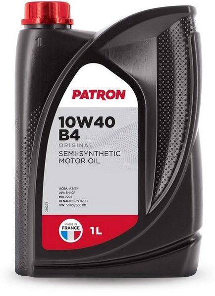 Моторное масло Полусинтетическое PATRON B4 10W-40 1 л купить,NaN
