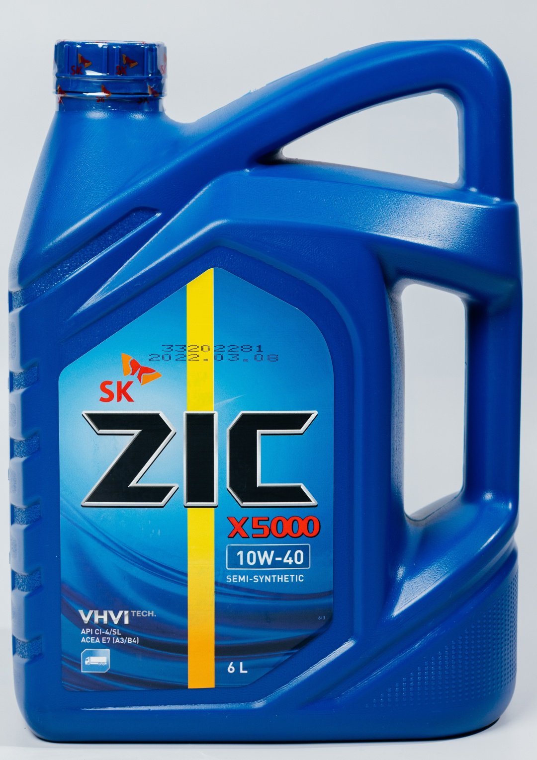 Моторное масло Полусинтетическое ZIC X5000 10W-40 6 л