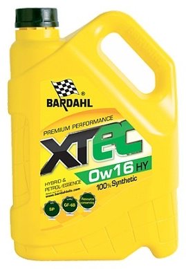 Моторное масло Синтетическое Bardahl XTEC 0W-16 5 л