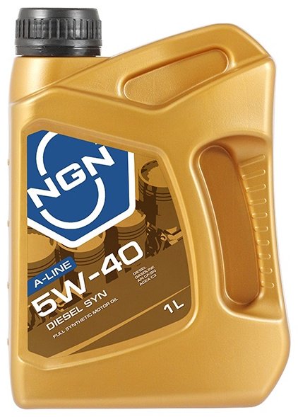 Моторное масло Синтетическое NGN A-Line 5W-40 1 л