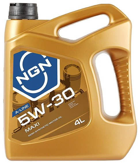 Моторное масло Синтетическое NGN Maxi A-Line 5W-30 4 л купить,NaN
