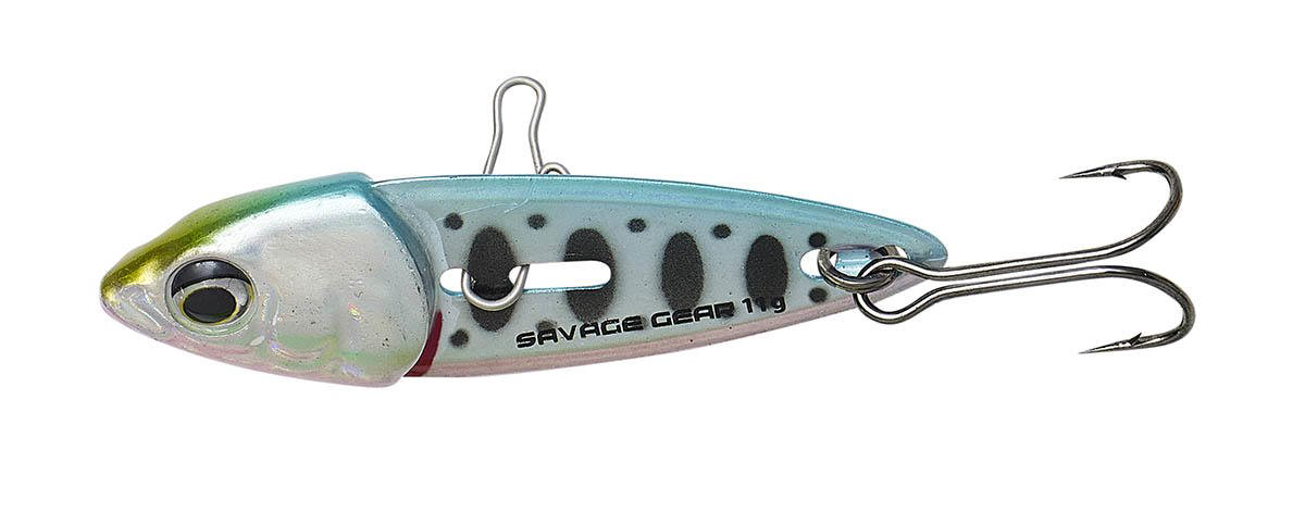 Колеблющаяся блесна Savage Gear Switch Blade 50мм черно-голубая купить,NaN