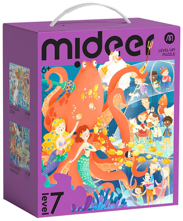 Mideer Пазл «Level Up!» – Песни океана