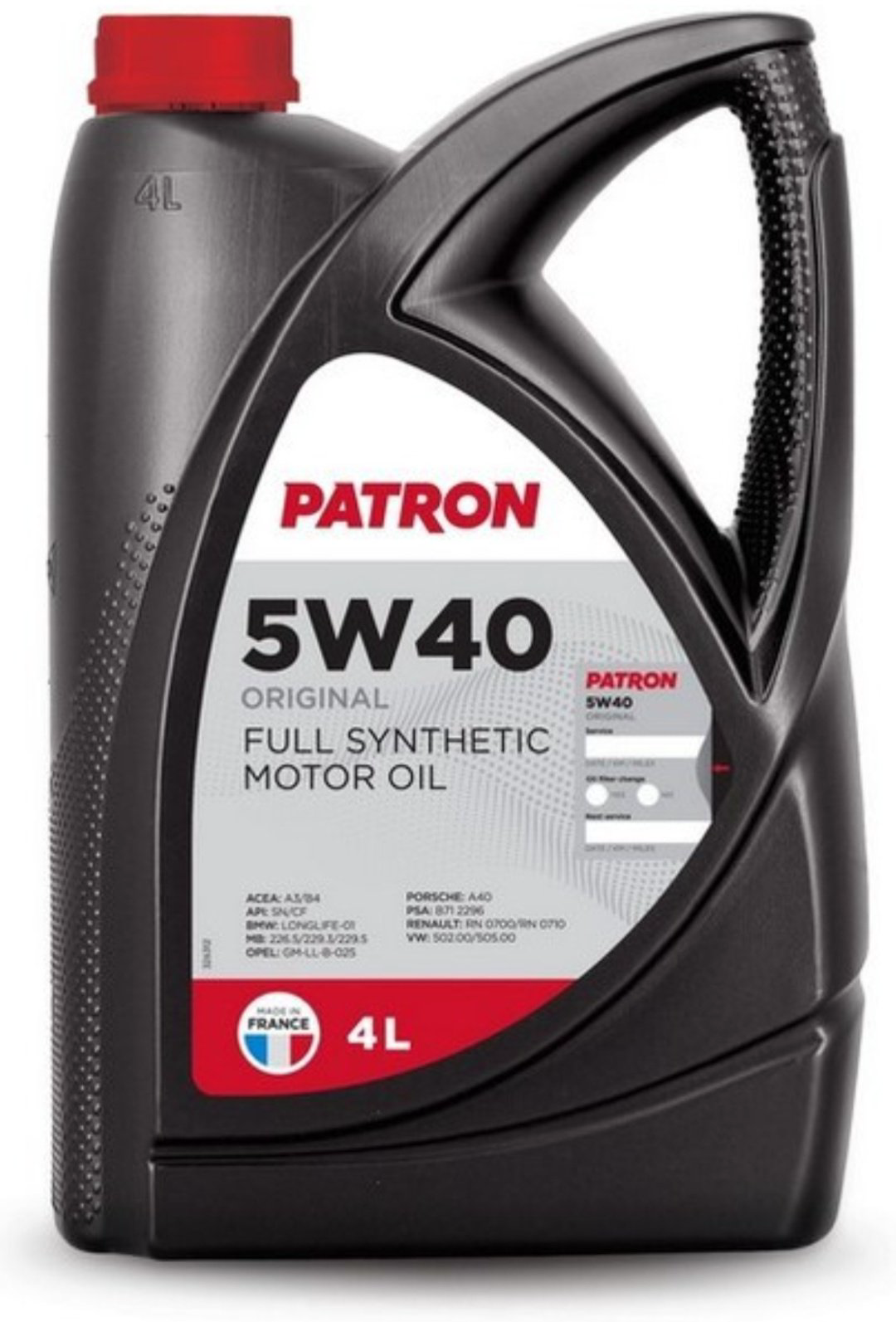 Моторное масло Синтетическое PATRON ORIGINAL 5W-40 4 л купить,NaN
