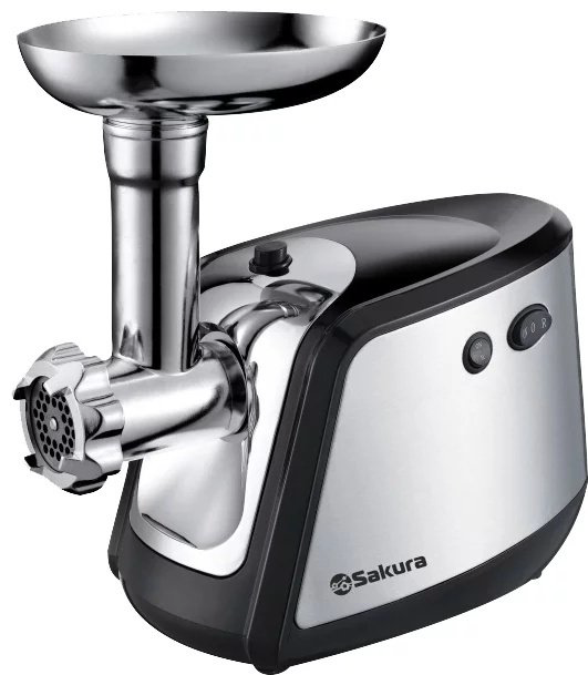 Мясорубка Sakura SA-6407 серебристый