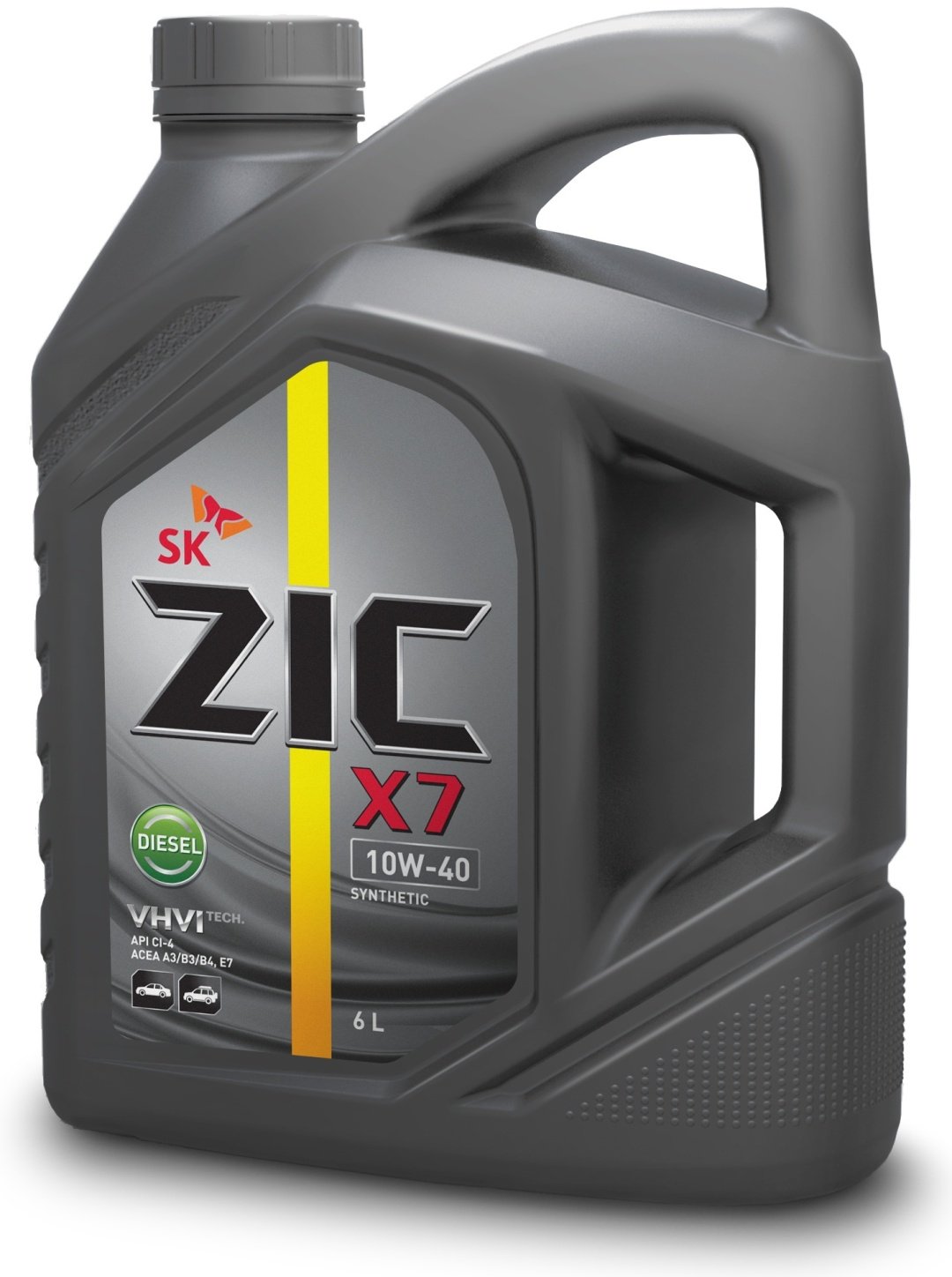 Моторное масло Синтетическое ZIC X7 DIESEL 10W-40 6 л - ForteMarket Моторное масло Синтетическое ZIC X7 DIESEL 10W-40 6 л купить,0