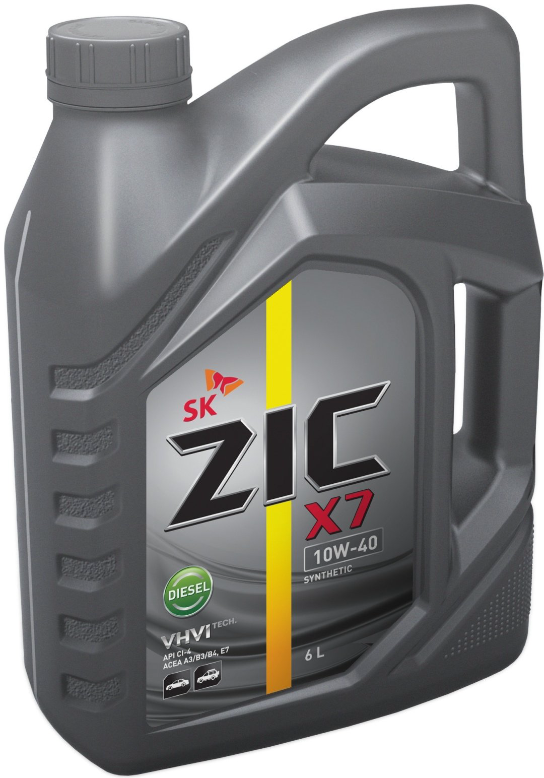 Моторное масло Синтетическое ZIC X7 DIESEL 10W-40 6 л купить,NaN