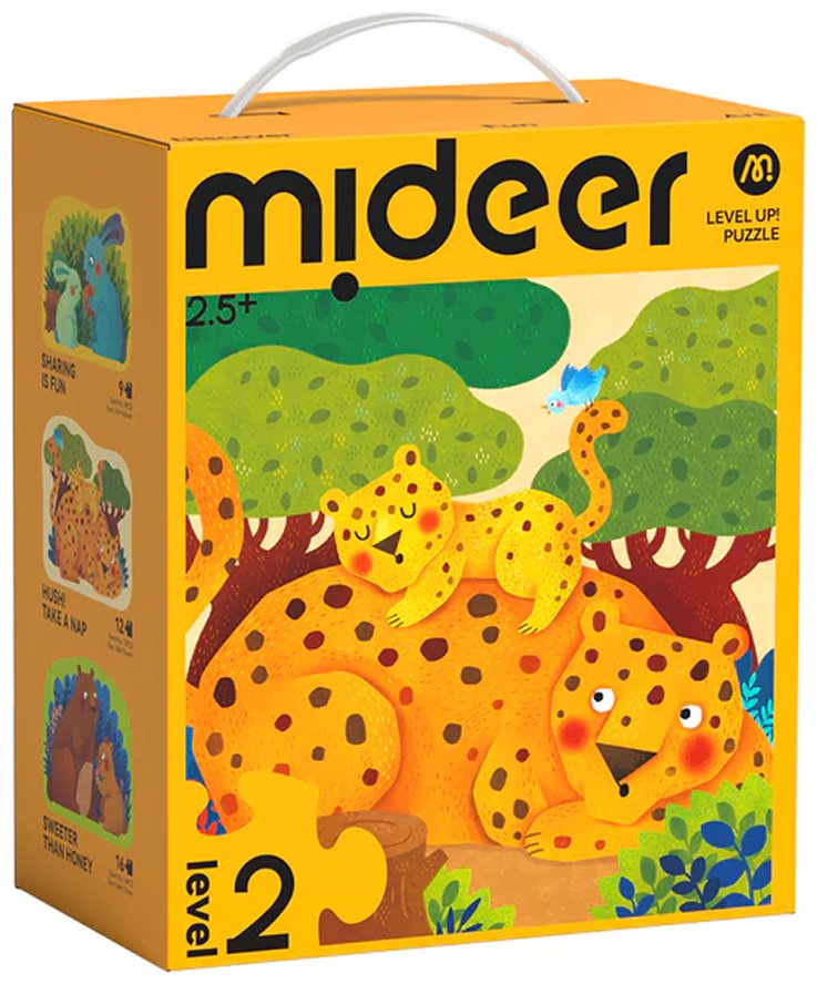 Mideer Пазл «Level Up!» Уровень 2 – Поцелуй моего малыша