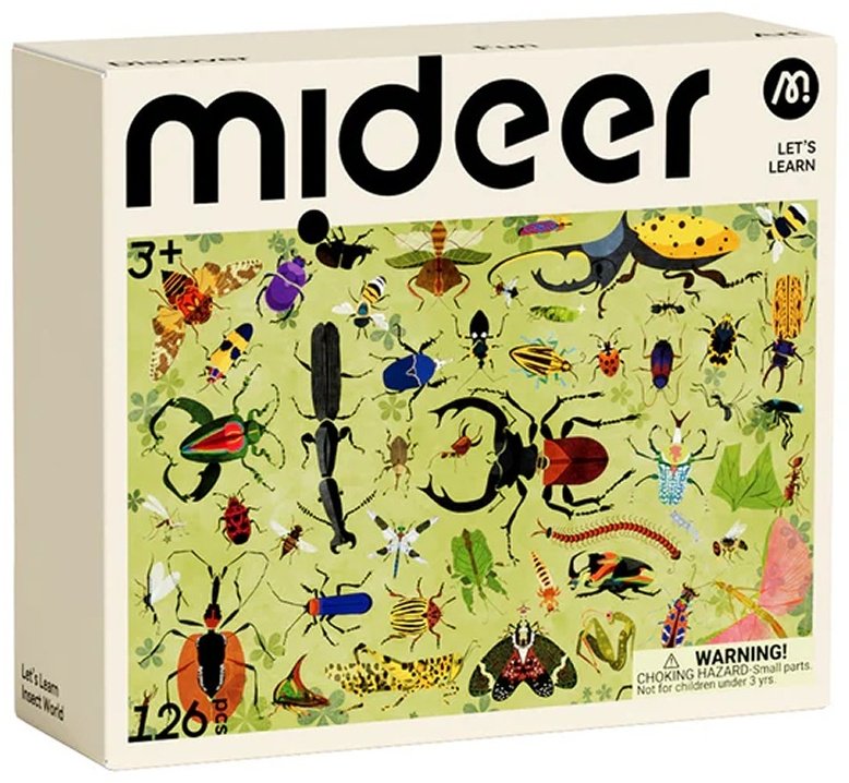 Mideer Пазл «Давайте учиться!» – Мир насекомых CT4301