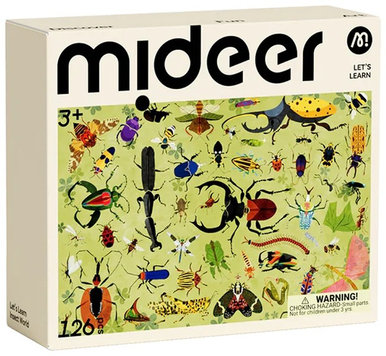 Mideer Пазл «Давайте учиться!» – Мир насекомых CT4301