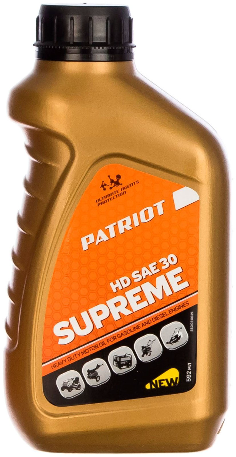 Моторное масло Минеральное Patriot Supreme 30 0.592 л купить,NaN