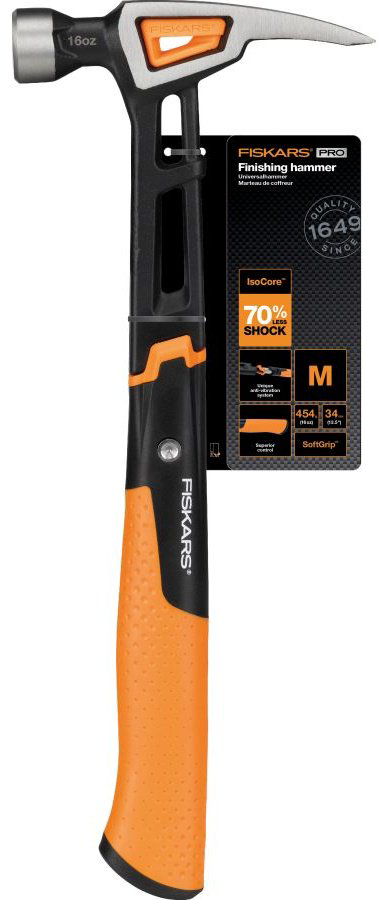 FISKARS молоток столярный 1020213 купить,NaN