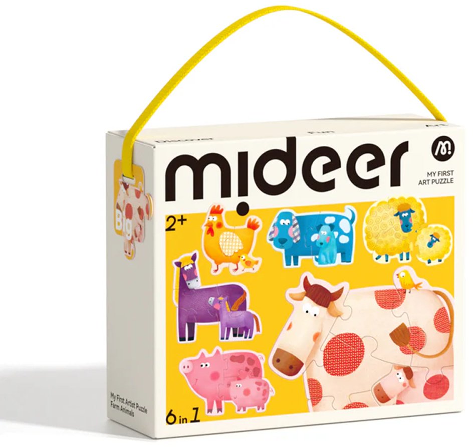 Mideer Пазл «Мой первый художник» – Фермерские животные