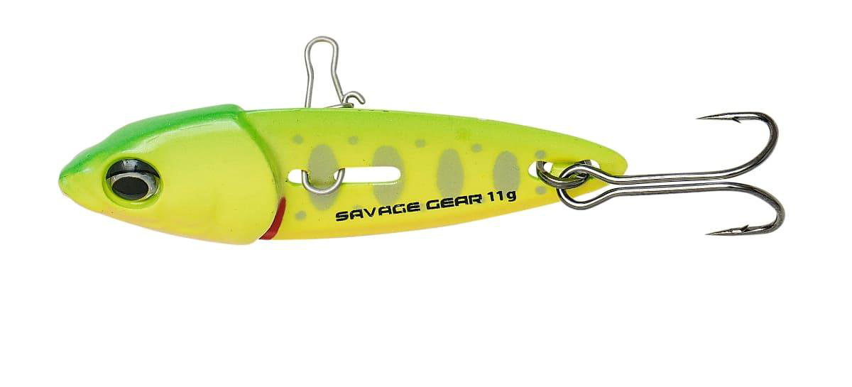 Колеблющаяся блесна Savage Gear Switch Blade 50мм желто-зеленая купить,NaN