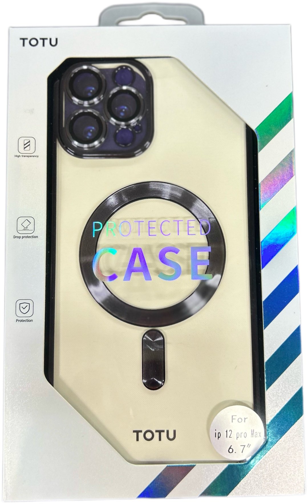 Чехол Totu для Apple iPhone 12 Pro Max прозрачный - ForteMarket Чехол Totu для Apple iPhone 12 Pro Max прозрачный купить,486