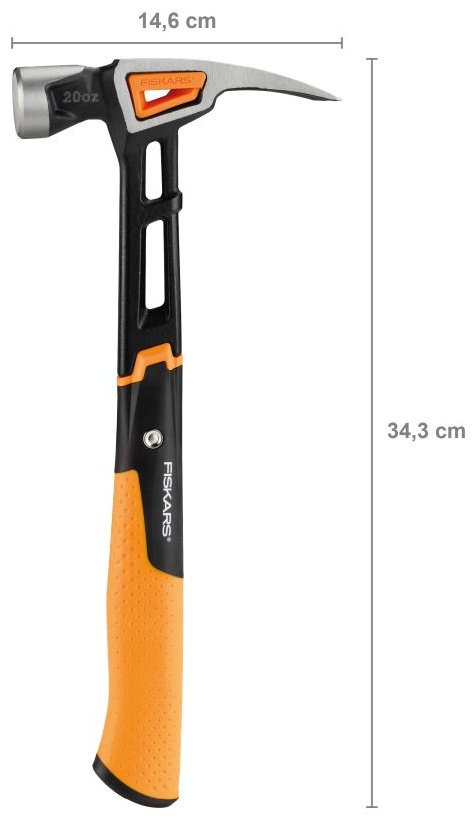 FISKARS молоток столярный 1020214 купить,NaN
