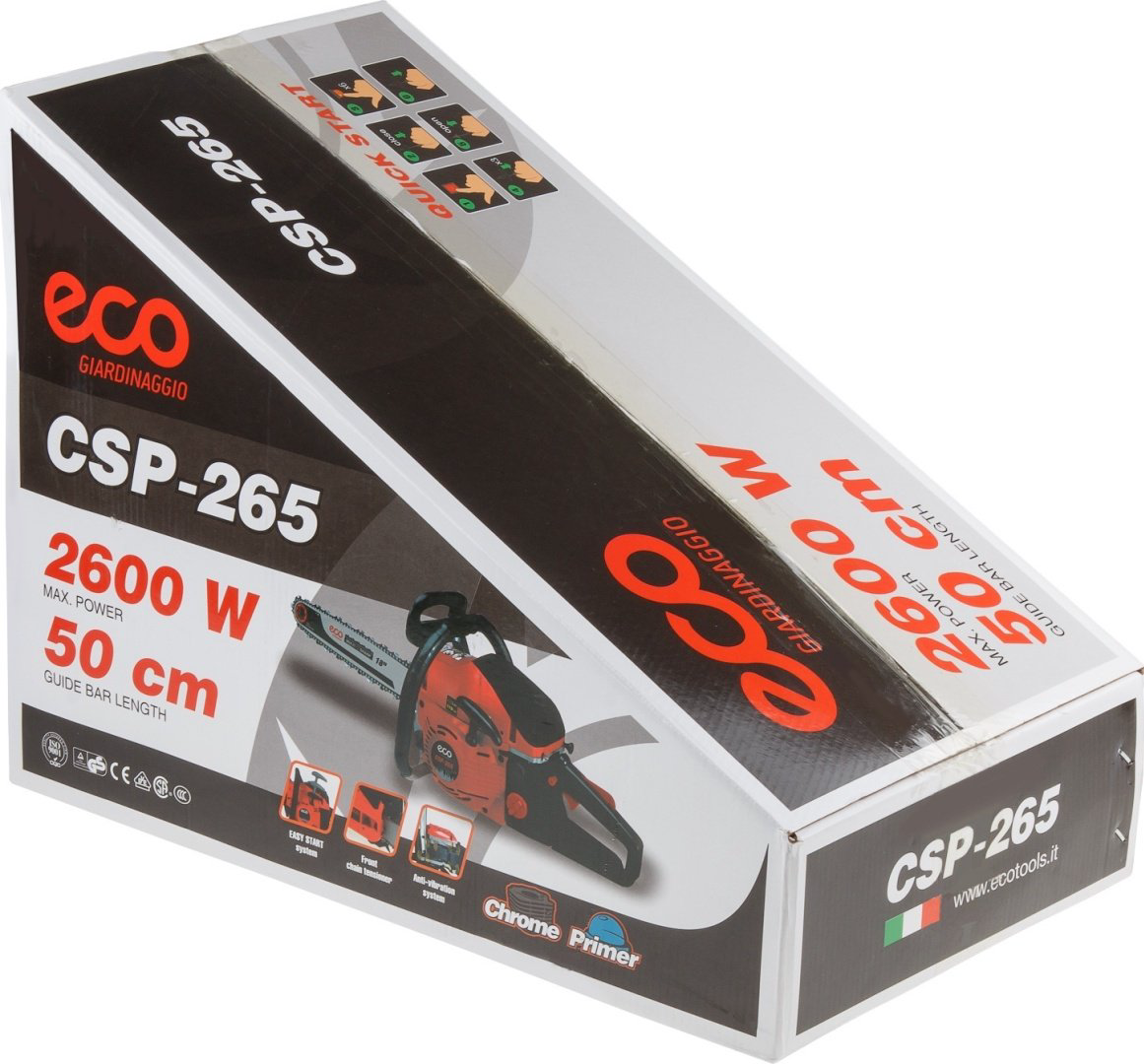 Цепная пила ECO бензиновая CSP-265 купить,NaN
